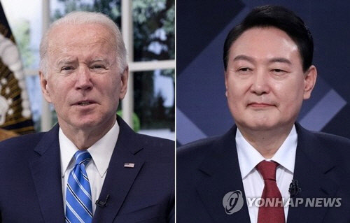 조 바이든(왼쪽) 미국 대통령과 윤석열 대통령  [EPA=연합뉴스 자료사진]